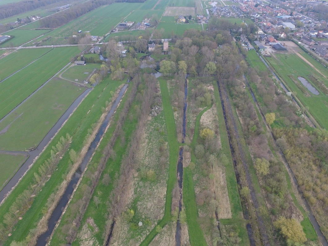 Luchtfoto natuurgebied